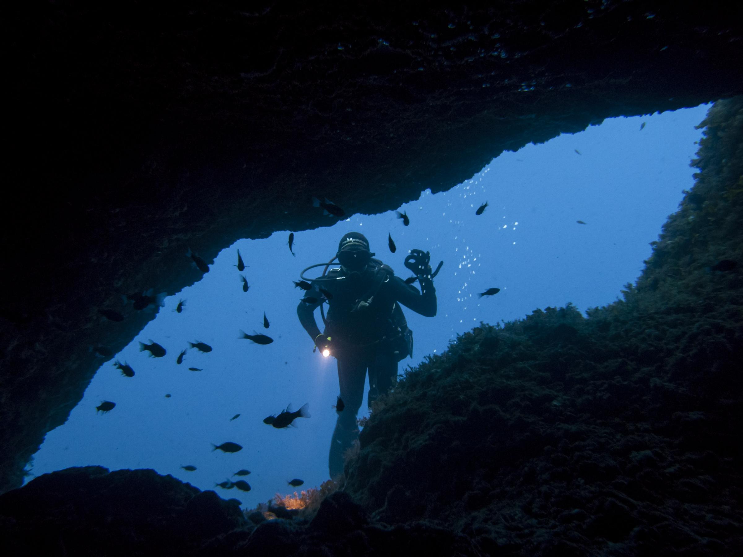 Diver at the Reqqa Point