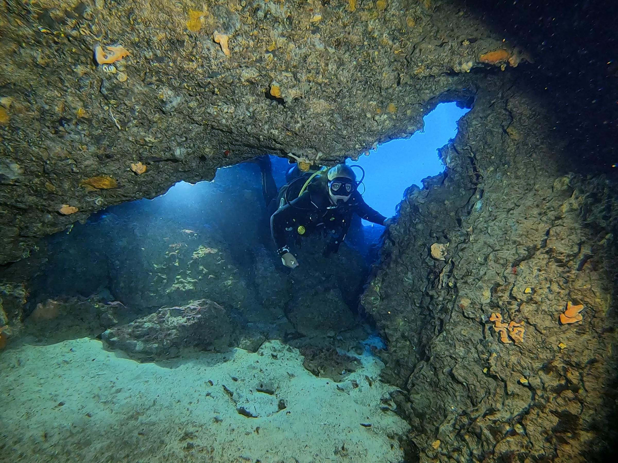 Diver at Zurziep Reef [Adam Sant]
